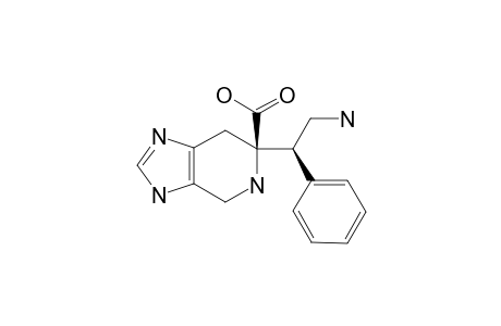 (6R*,1'S*)-6-(2'-AMINO-1'-PHENYL-ETHYL)-4,5,6,7-TETRAHYDRO-3H-IMIDAZO-[4,5-C]-PYRIDIN-6-CARBOXYLIC-ACID