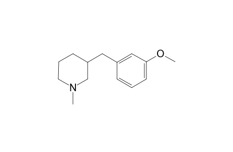 3-(3-Methoxybenzyl)-1-methylpiperidine