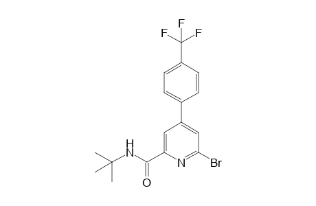 6-bromo-N-(tert-butyl)-4-(4-(trifluoromethyl)phenyl)picolinamide