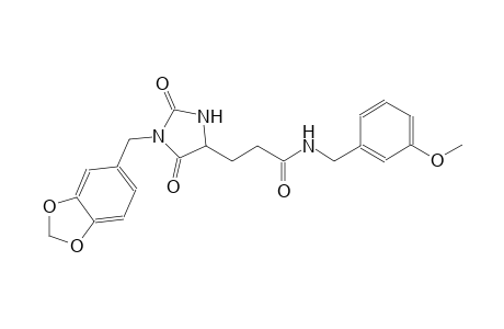 4-imidazolidinepropanamide, 1-(1,3-benzodioxol-5-ylmethyl)-N-[(3-methoxyphenyl)methyl]-2,5-dioxo-, (4S)-