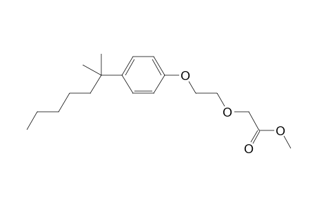 2-[2-[4-(1,1-dimethylhexyl)phenoxy]ethoxy]acetic acid methyl ester