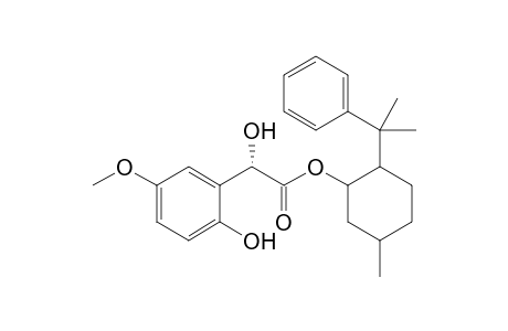 (2S)-2-(2-Hydroxy-5-methoxyphenyl)-2-hydroxyethanoic acid (-)-8-phenylmenthyl ester