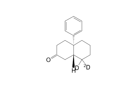 trans-10-phenyl-2-decalone-8,8-D2