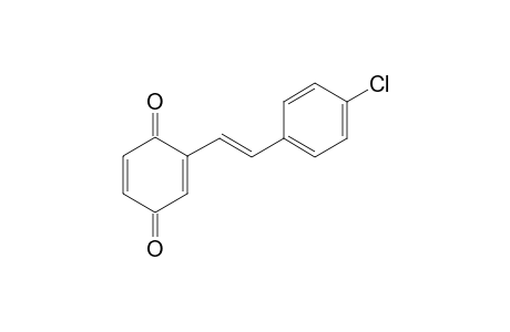 2-[2'-(4"-Chlorophenylethenyl]-1,4-benzoquinone