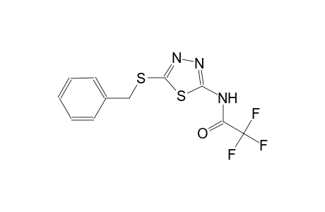 N-[5-(benzylsulfanyl)-1,3,4-thiadiazol-2-yl]-2,2,2-trifluoroacetamide