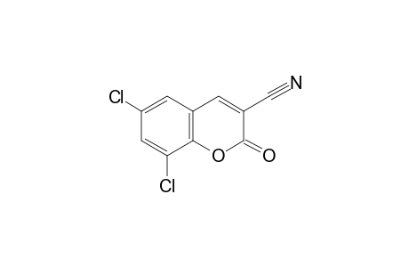6,8-DICHLORO-2-OXO-2H-1-BENZOPYRAN-3-CARBONITRILE