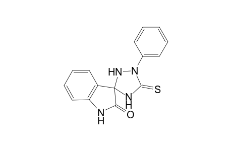 Indol-2(3H)-one, 3,3'-spiro-(1-phenyl-5-thioxo-1,2,4-triazolidine)-