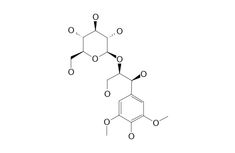 (-)-(7-R,8-S)-SYRINGYLGLYCEROL_8-O-BETA-D-GLUCOPYRANOSIDE
