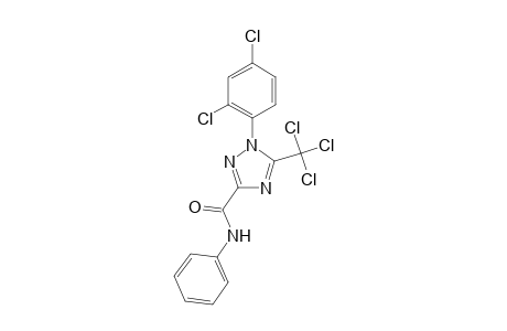 1H-1,2,4-Triazole-3-carboxamide, 1-(2,4-dichlorophenyl)-N-phenyl-5-(trichloromethyl)-