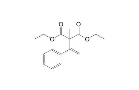 2-Methyl-2-(1-phenylethenyl)propanedioic acid diethyl ester