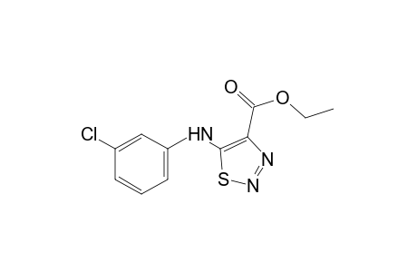 5-(m-chloroanilino)-1,2,3-thiadiazole-4-carboxylic acid, ethyl ester