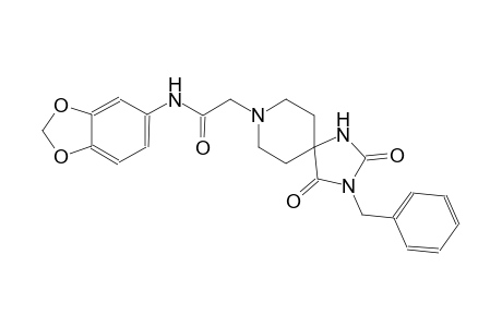 1,3,8-triazaspiro[4.5]decane-8-acetamide, N-(1,3-benzodioxol-5-yl)-2,4-dioxo-3-(phenylmethyl)-