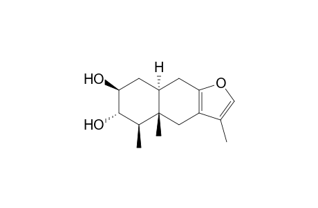 2beta,3alpha-Dihydroxy-10alpha-H-furanoeremophilane