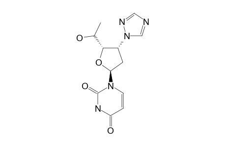 1-[3-(1,2,4-TRIAZOL-1-YL)-2,3,6-TRIDEOXY-ALPHA-L-ARABINO-HEXOFURANOSYL)-URACIL