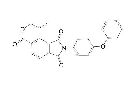1H-isoindole-5-carboxylic acid, 2,3-dihydro-1,3-dioxo-2-(4-phenoxyphenyl)-, propyl ester