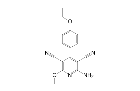 2-Amino-4-(4-ethoxy-phenyl)-6-methoxy-pyridine-3,5-dicarbonitrile