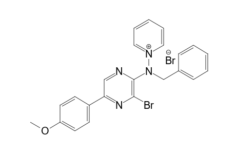 1-[N-Benzyl-N-[3-bromo-5-(4-methoxyphenyl)pyrazin-2-yl]amino]pyridinium bromide