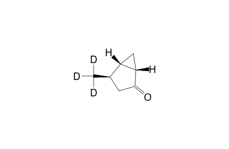 Bicyclo[3.1.0]hexan-2-one, 4-(methyl-D3)-, [1S-(1.alpha.,4.alpha.,5.alpha.)]-