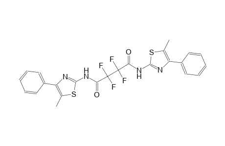 2,2,3,3-tetrafluoro-N~1~,N~4~-bis(5-methyl-4-phenyl-1,3-thiazol-2-yl)succinamide