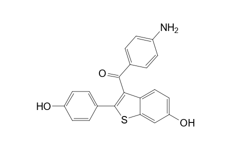 3-[4-Aminobenzoyl]-6-hydroxy-2-(4-hydroxyphenyl)benzo[b]thiophene