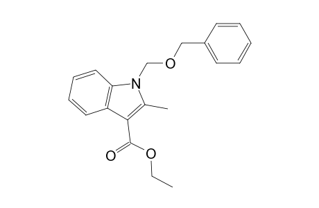 1H-Indole-3-carboxylic acid, 2-methyl-1-[(phenylmethoxy)methyl]-, ethyl ester