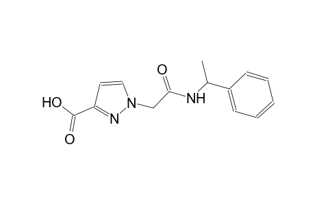 1H-pyrazole-3-carboxylic acid, 1-[2-oxo-2-[(1-phenylethyl)amino]ethyl]-