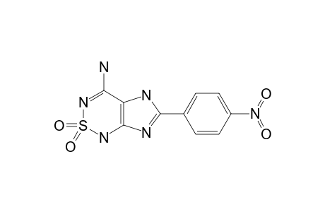 4-AMINO-6-(4'-NITROPHENYL)-1H,5H-IMIDAZO-[4,5-C]-1,2,6-THIADIAZINE-2,2-DIOXIDE