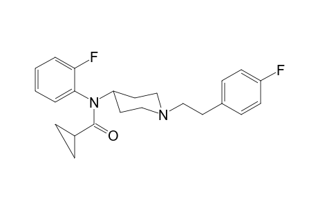 N-(2-Fluorophenyl)-N-(1-[2-(4-fluorophenyl)ethyl]piperidin-4-yl)cyclopropanecarboxamide
