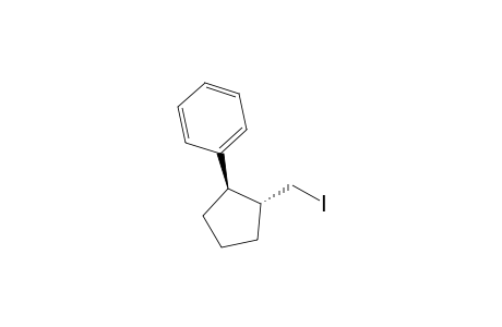 trans-(1-Iodomethyl)-2-phenylcyclopentane