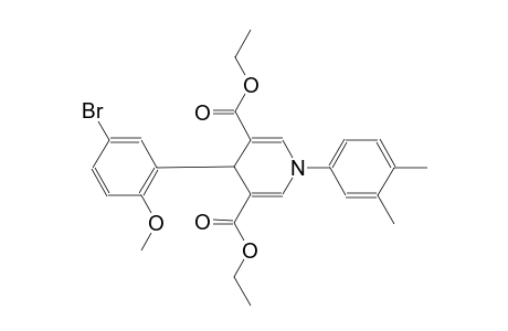 3,5-pyridinedicarboxylic acid, 4-(5-bromo-2-methoxyphenyl)-1-(3,4-dimethylphenyl)-1,4-dihydro-, diethyl ester