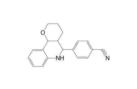 4-(3,4,4a,5,6,10b-hexahydro-2H-pyrano[3,2-c]quinolin-5-yl)benzonitrile