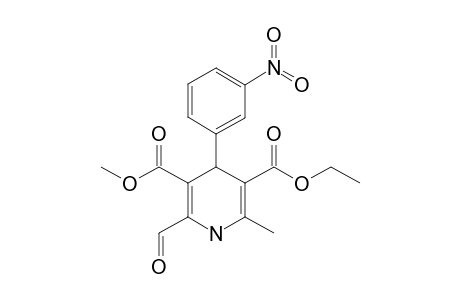 ETHYL-2-FORMYL-3-METHOXYCARBONYL-6-METHYL-4-(3-NITROPHENYL)-1,4-DIHYDROPYRIDINE-5-CARBOXYLATE