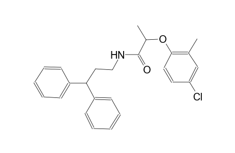 2-(4-chloro-2-methylphenoxy)-N-(3,3-diphenylpropyl)propanamide