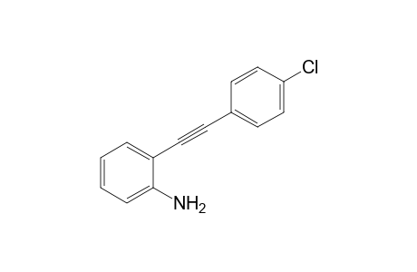 2-[2-(4-Chlorophenyl)ethynyl]aniline