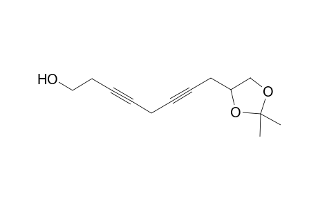 8-(2,2-dimethyl-1,3-dioxolan-4-yl)-1-octa-3,6-diynol