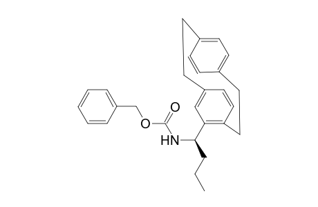 Benzyl (Rp,R)-[1-([2.2]paracyclophane-4'-yl)butyl]carbamate