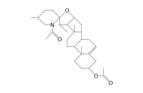 N,O-Diacetylsolasodine(25R)-N-acetyl-22.alpha.-N-spirosol-5-en-3.beta.-yl-acetate