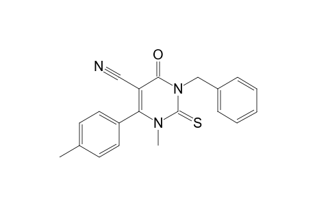 3-Benzyl-5-cyano-1-methyl-6-(4'-methylphenyl0-2-thiouracil