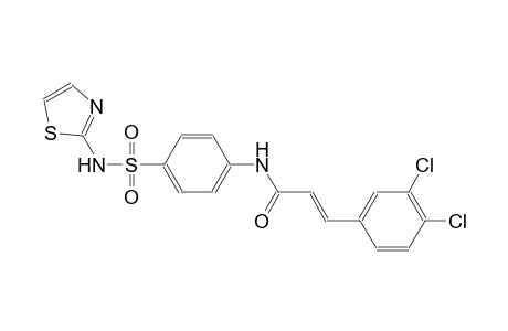 (2E)-3-(3,4-dichlorophenyl)-N-{4-[(1,3-thiazol-2-ylamino)sulfonyl]phenyl}-2-propenamide
