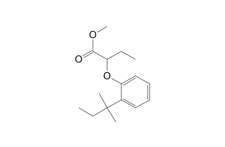 Butanoic acid, 2-[2-(1,1-dimethylpropyl)phenoxy]-, methyl ester