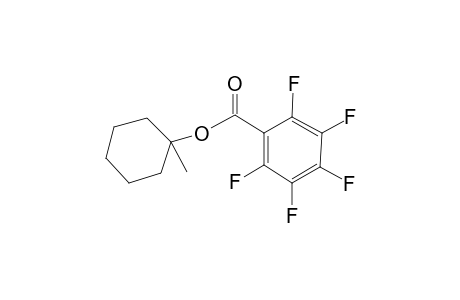 1-Methylcyclohexyl 2,3,4,5,6-pentafluorobenzoate