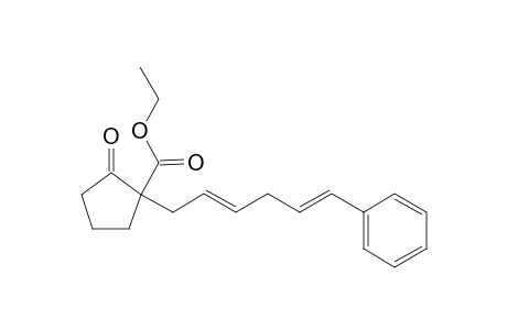 2-Ethoxycarbony1-2-(6-phenyl-2,5-hexadienyl)cyclopentanone