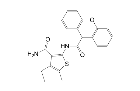 N-[3-(aminocarbonyl)-4-ethyl-5-methyl-2-thienyl]-9H-xanthene-9-carboxamide