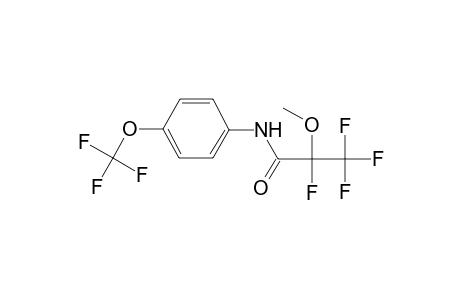 Propanamide, 2,3,3,3-tetrafluoro-N-(4-trifluoromethoxyphenyl)-2-methoxy-