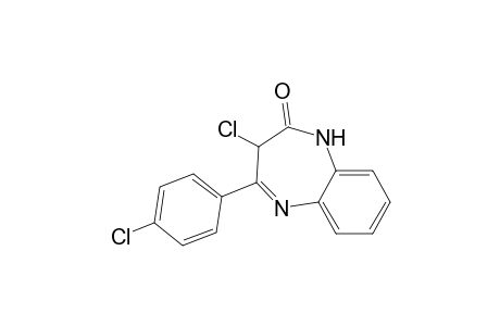 3-Chloro-4-(p-chlorophenyl)-2,3-dihydro-1H-1,5-benzodiazepin-2-one