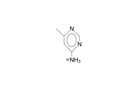 4-Amino-6-methyl-pyrimidine cation