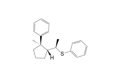 [(1R)-1-[(1R,2R)-2-methyl-2-phenyl-cyclopentyl]ethyl]sulfanylbenzene