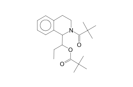 1,2,3,4-Tetrahydroisoquinoline, 1-(1-hydroxypropyl)-N,O-bis(trimethylacetyl)-