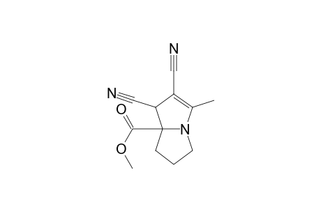 6,7-Dicyano-5-methyl-1,2,3,7-tetrahydropyrrolizine-8-carboxylic acid methyl ester