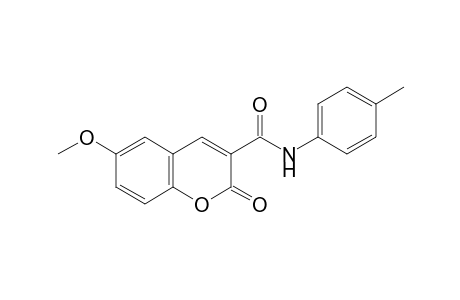 N-(4-Methylphenyl)-6-methoxycoumarin-3-carboxamide